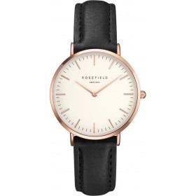 Montre Rosefield noire et blanche pour femme