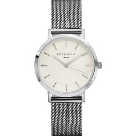 Montre Rosefield bracelet milanais acier gris pour femme