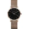 Montre Rosefield bracelet milanais doré rose pour femme
