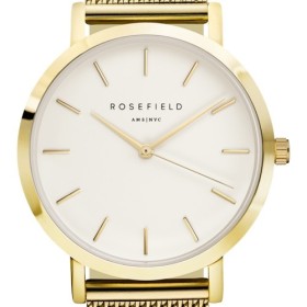 Montre Rosefield noire et blanche pour femme
