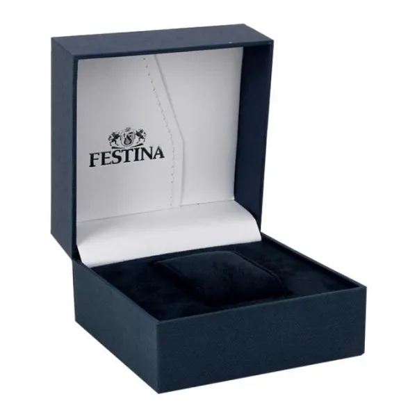 Montre élégance ronde classique argentée pour hommes Festina