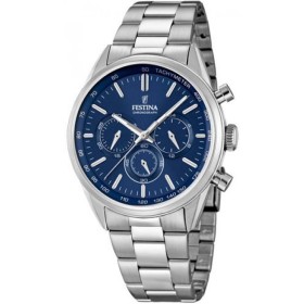 Montre timeless chronographe bleu pour hommes Festina