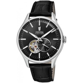 Montre automatique noire pour hommes Festina