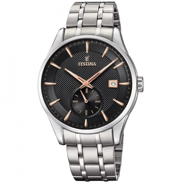 Montre en acier pour hommes Festina