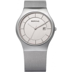 Montre argentée en acier pour hommes Bering
