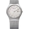 Montre argentée en acier pour hommes Bering