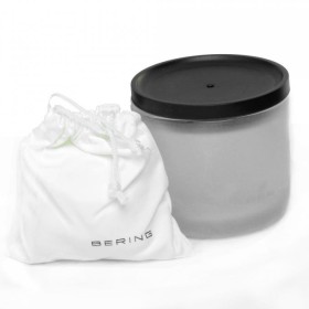 Montre noire en acier pour hommes Bering