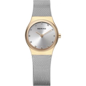 Montre en acier dorée et argentée pour femmes Bering