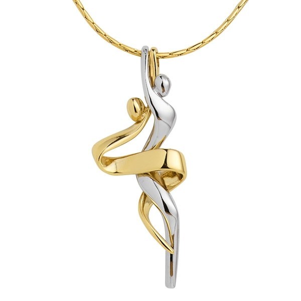 Collier Jourdan plaqué or Tango pour femme