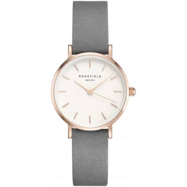 Montre Rosefield grise et blanche pour femme