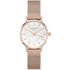Montre Rosefield rose gold et blanche pour femme