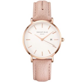 Montre Rosefield rose et blanche pour femme