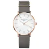 Montre Rosefield grise et blanche pour femme