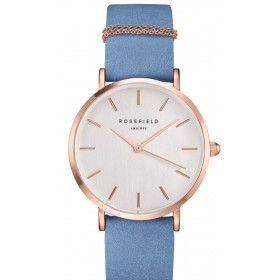 Montre Rosefield bleue et blanche pour femme