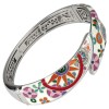 Bracelet Una Storia - Bracelet email multicouleurs et argent - j0121156