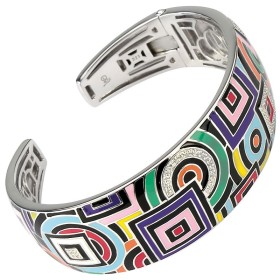 Bracelet Una Storia - Bracelet jonc Email Multicouleurs jo 121147