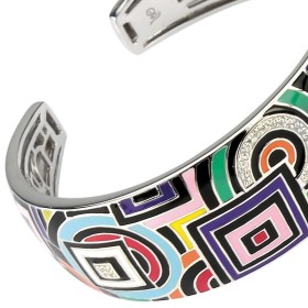 Bracelet Una Storia - Bracelet jonc Email Multicouleurs jo 121147