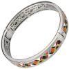 Bracelet Una Storia - Bracelet jonc argent/email multicouleurs jo121193