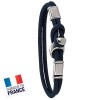 Bracelet Jourdan Homme - Acier et cordon bleu