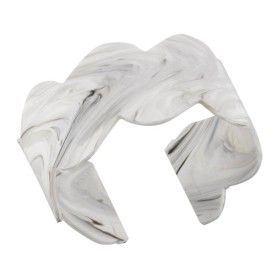 Accessoire bracelet Jourdan Jiji en acétate blanc gris