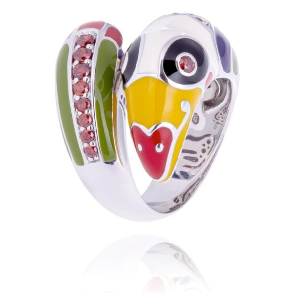 Bague toucan Una Storia pas cher