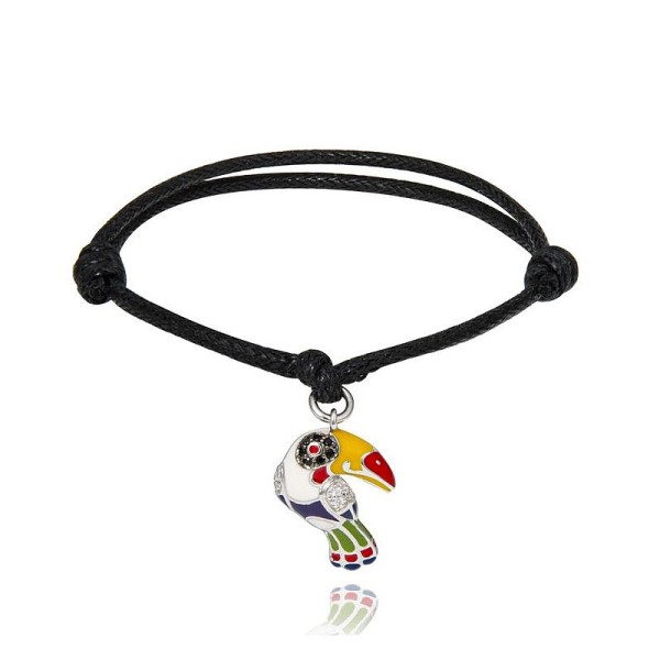 bracelet una storia cordon toucan argent COR12144