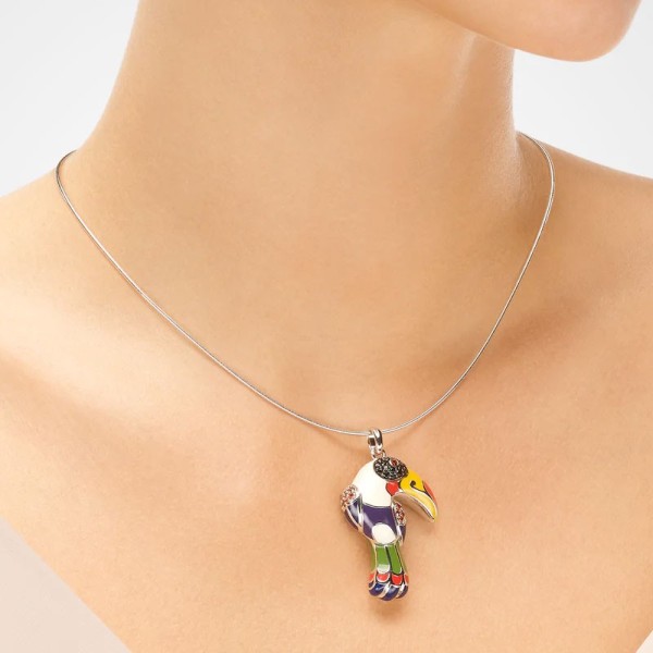 Pendentif Una Storia Argent Toucan