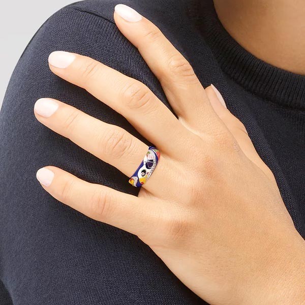 Bague argent Toucan - Una Storia