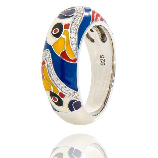 Bague argent Toucan pas cher - Una Storia