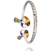 Bracelet jonc Toucan rigide - Una Storia