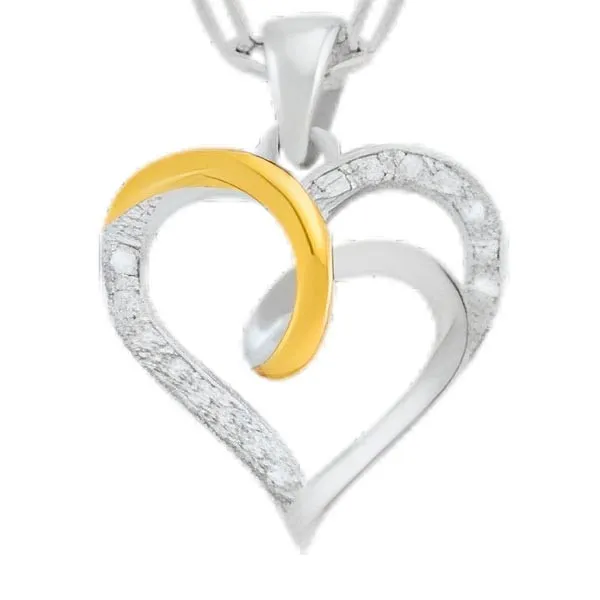 Collier ANIA Jourdan : Cœur Spiralé en Argent, Symbole d’Amour Éternel