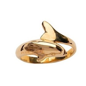Bague dauphin Plaqué Or