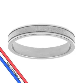 Alliance en acier pas cher pour homme