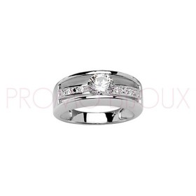 Bague en Argent - Bague Argent Oxyde de Zirconium 064439