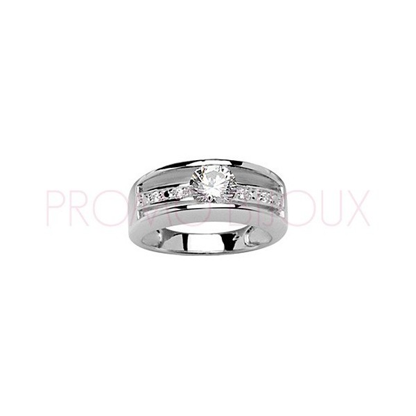 Bague en Argent - Bague Argent Oxyde de Zirconium 064439