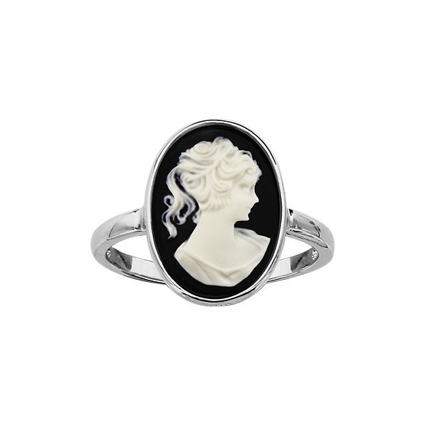 BAGUE ARGENT RHODIE FORME COEUR AJOURE OXYDE, pas cher en stock ! 066184 ||  Promo Bijoux Pas Cher 